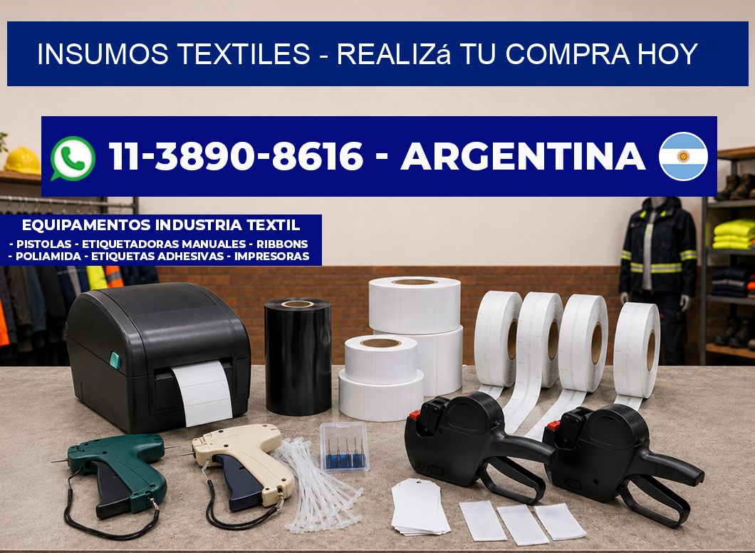 INSUMOS TEXTILES - Realizá tu compra hoy