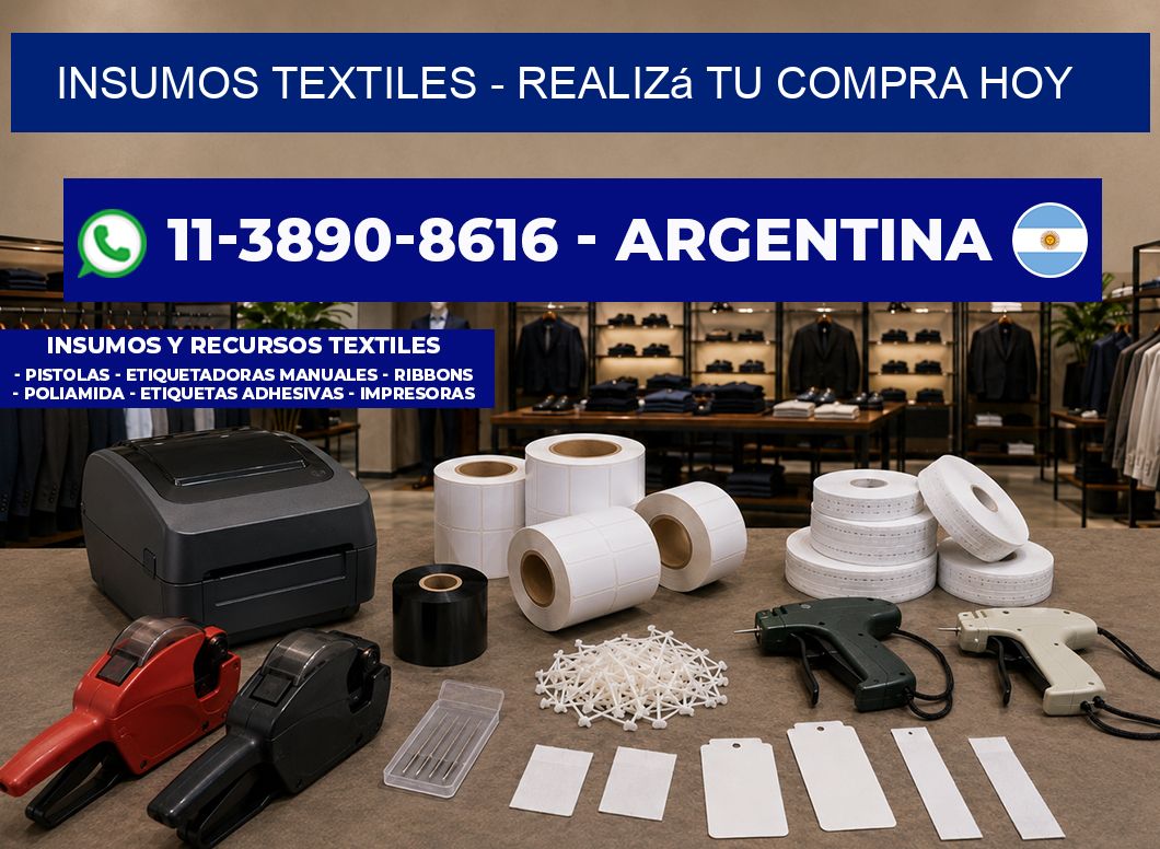 INSUMOS TEXTILES – Realizá tu compra hoy