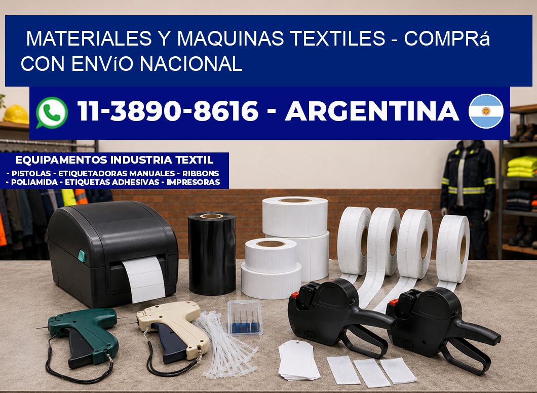 MATERIALES Y MAQUINAS TEXTILES - Comprá con envío nacional