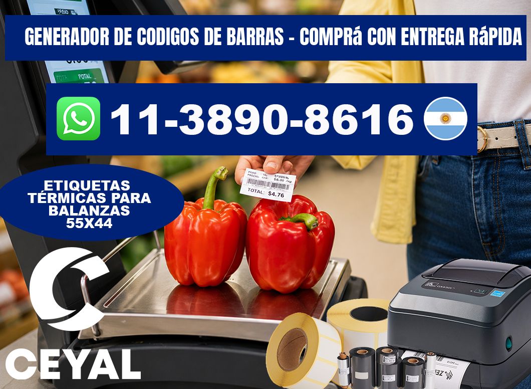 generador de codigos de barras - Comprá con entrega rápida