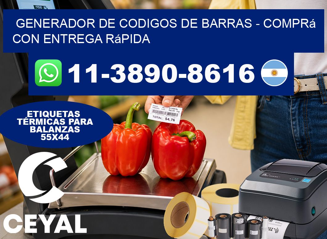 generador de codigos de barras - Comprá con entrega rápida