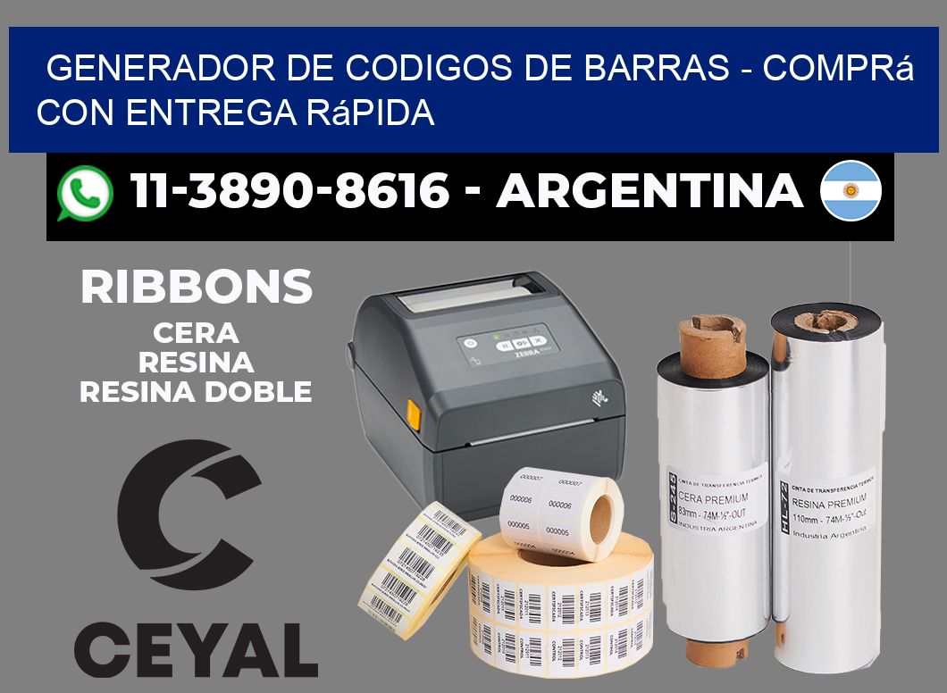 generador de codigos de barras - Comprá con entrega rápida