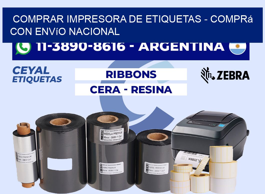 COMPRAR IMPRESORA DE ETIQUETAS - Comprá con envío nacional