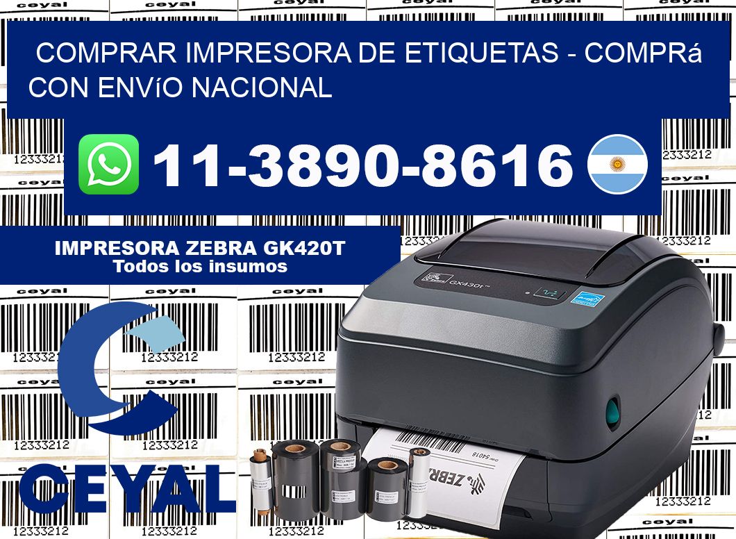 COMPRAR IMPRESORA DE ETIQUETAS – Comprá con envío nacional