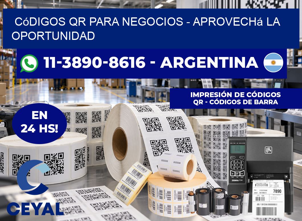 Códigos QR para Negocios - Aprovechá la oportunidad