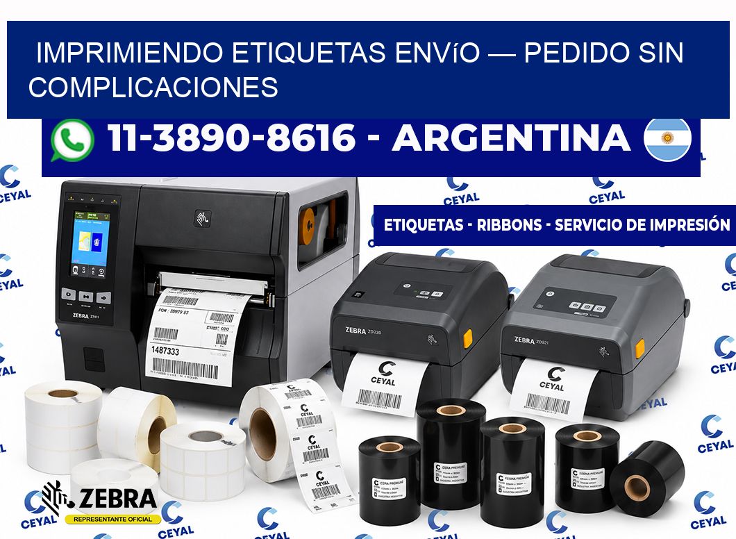Imprimiendo etiquetas envío — Pedido sin complicaciones
