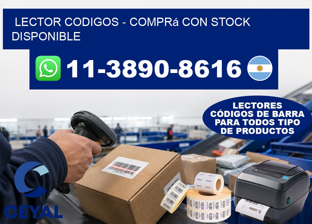 LECTOR CODIGOS - Comprá con stock disponible