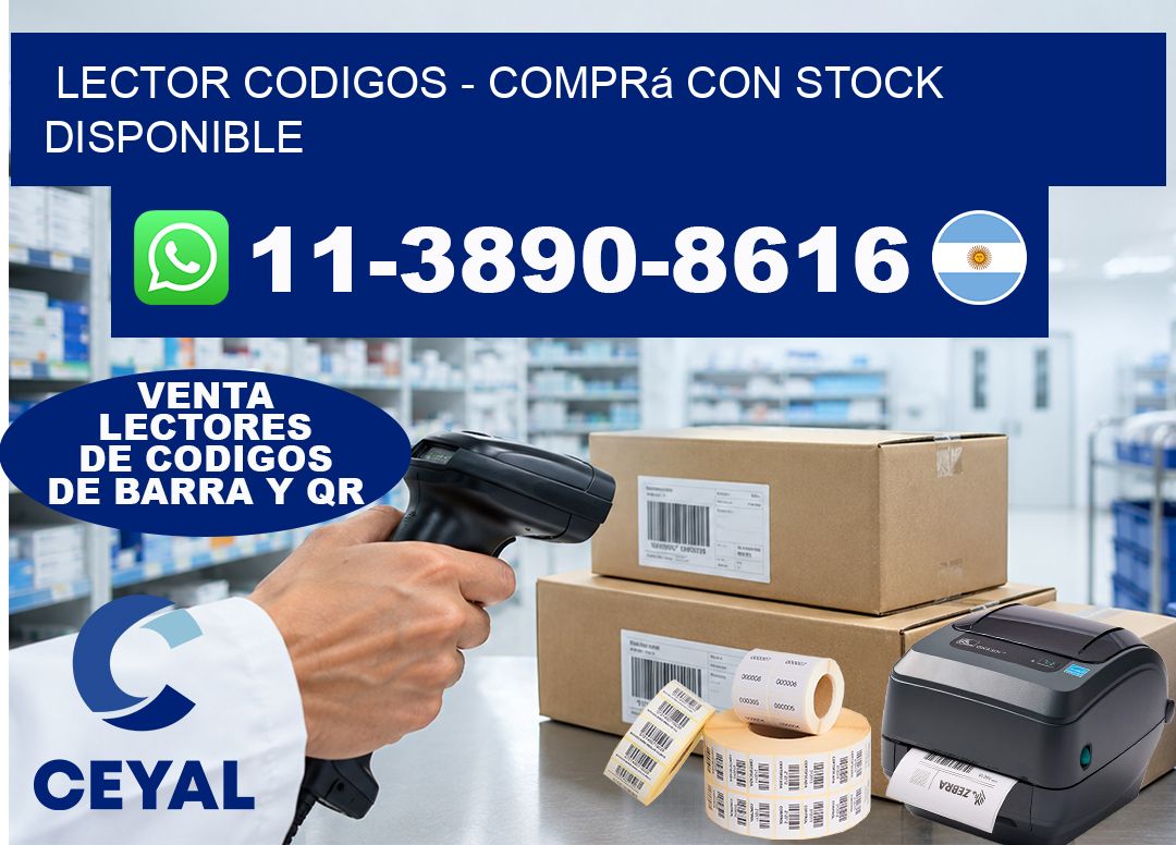LECTOR CODIGOS - Comprá con stock disponible