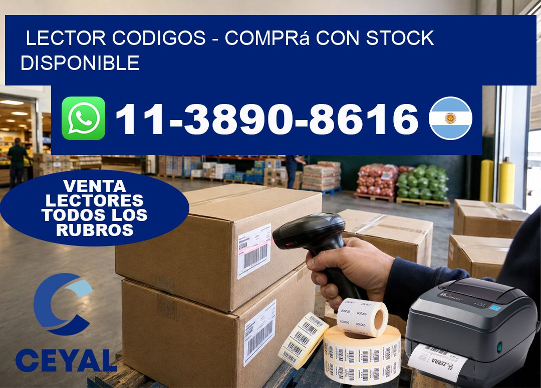 LECTOR CODIGOS - Comprá con stock disponible