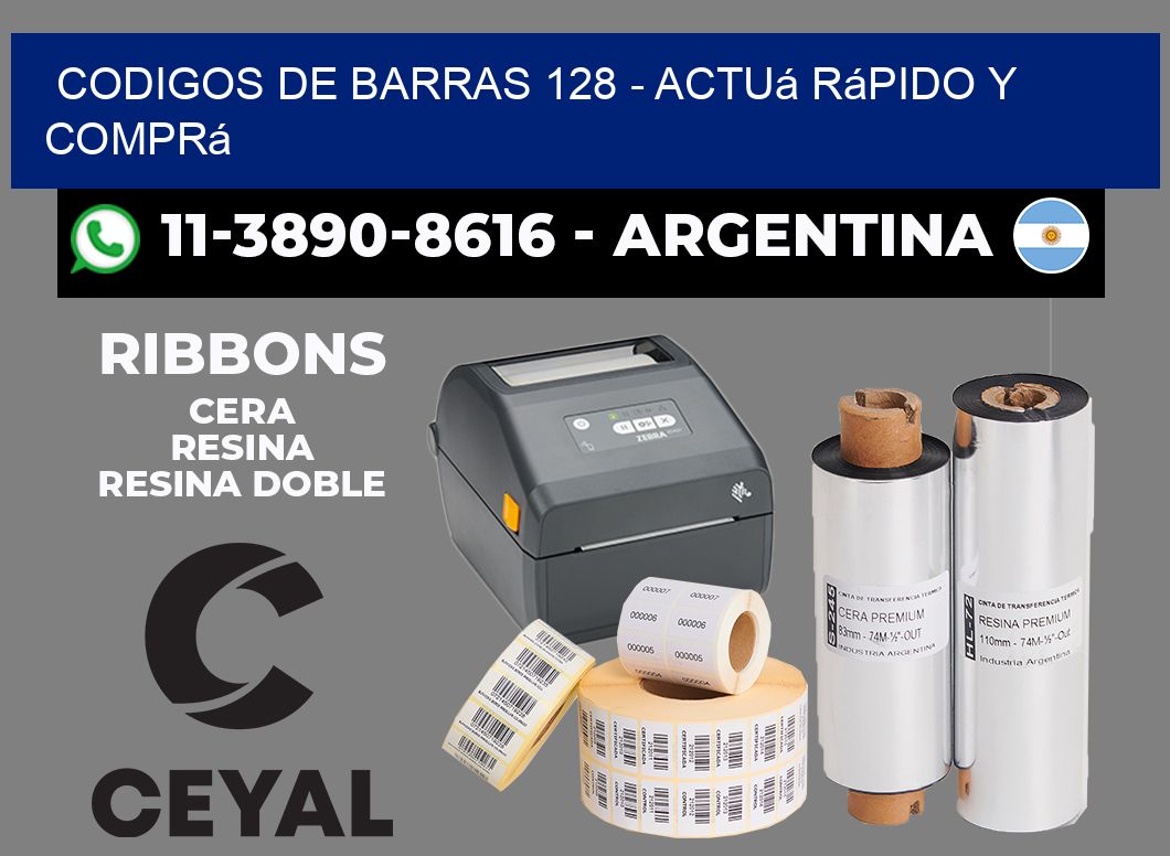 codigos de barras 128 - Actuá rápido y comprá