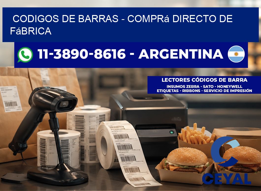 codigos de barras - Comprá directo de fábrica