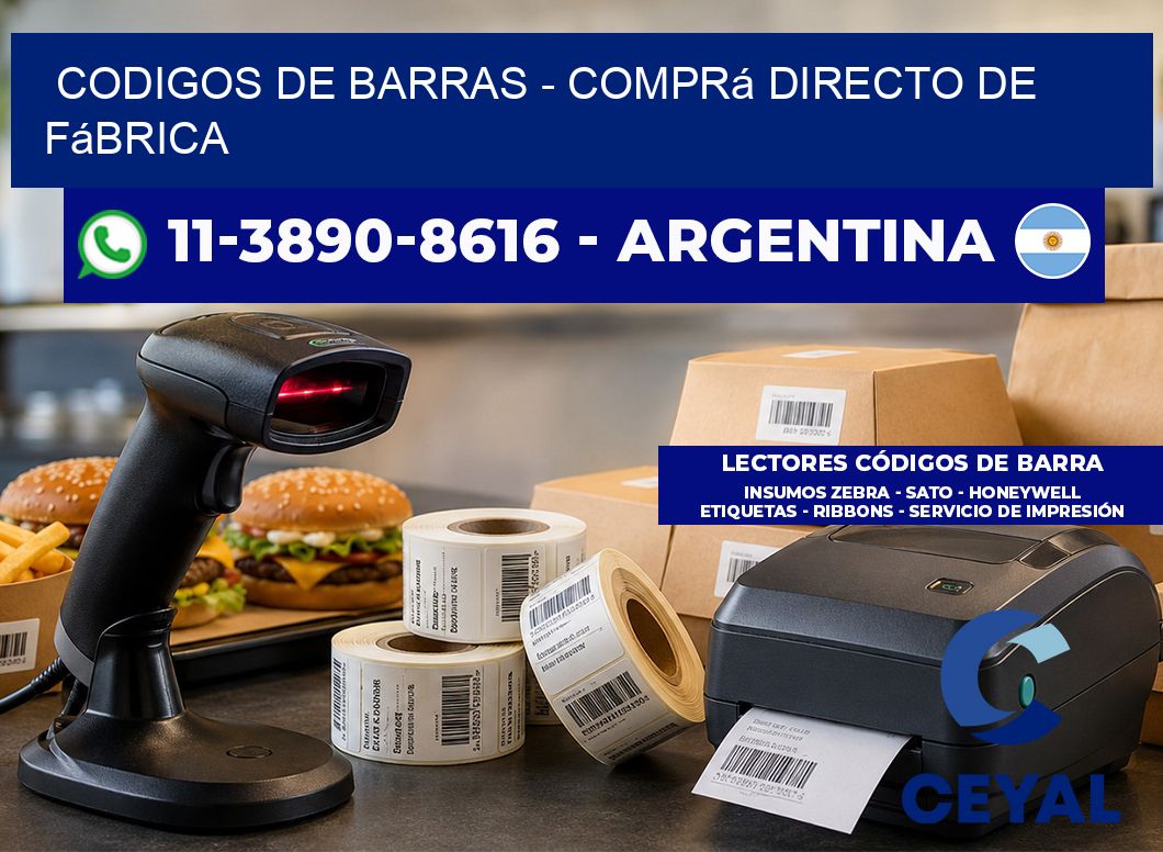codigos de barras - Comprá directo de fábrica