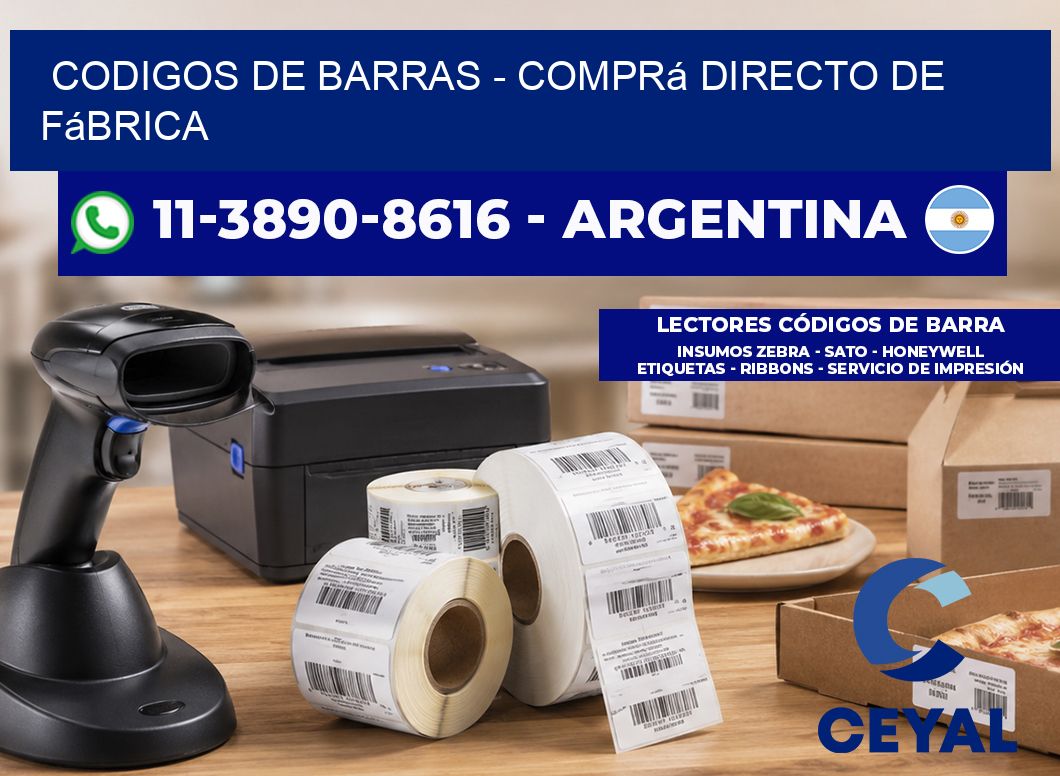 codigos de barras - Comprá directo de fábrica