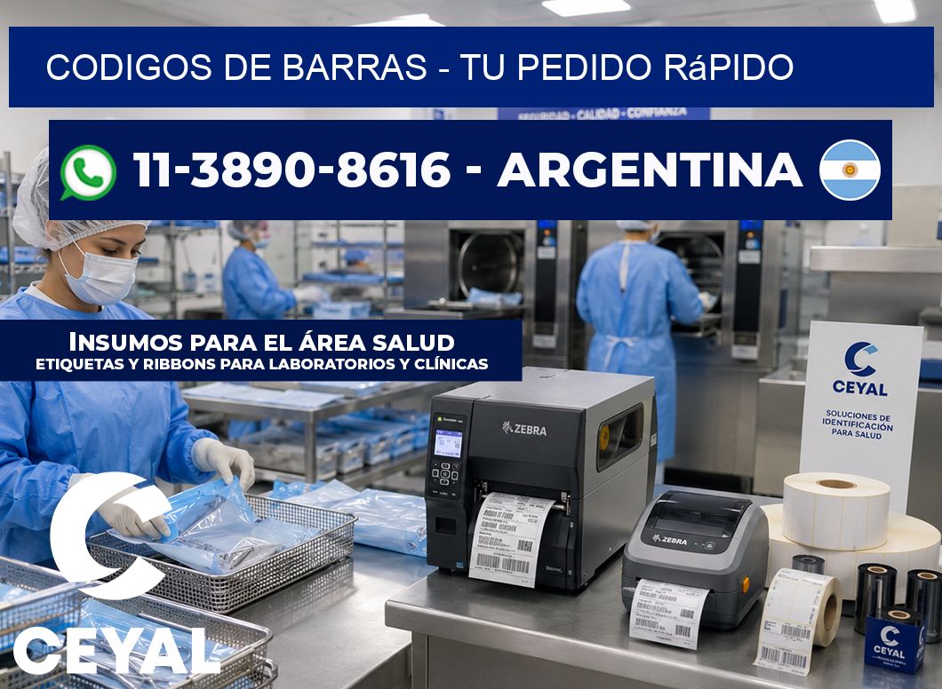 codigos de barras - Tu pedido rápido