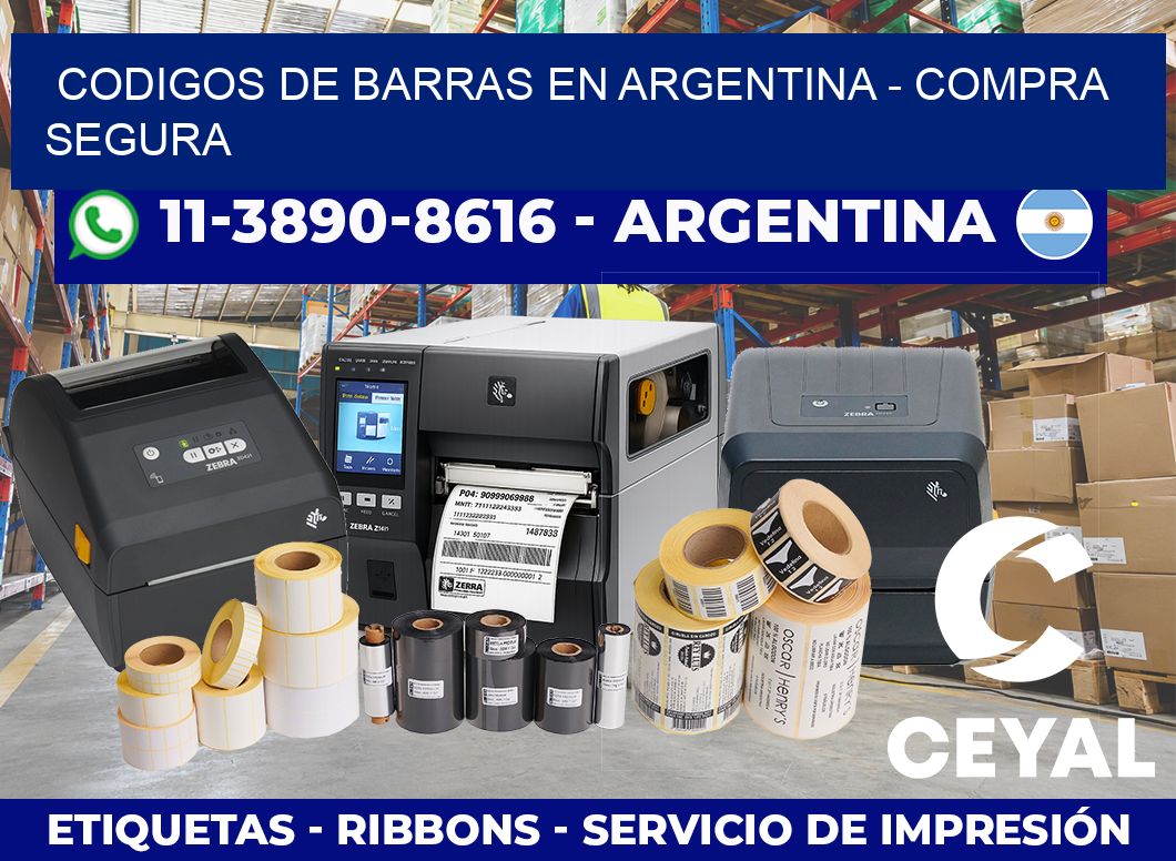 codigos de barras en argentina - Compra segura