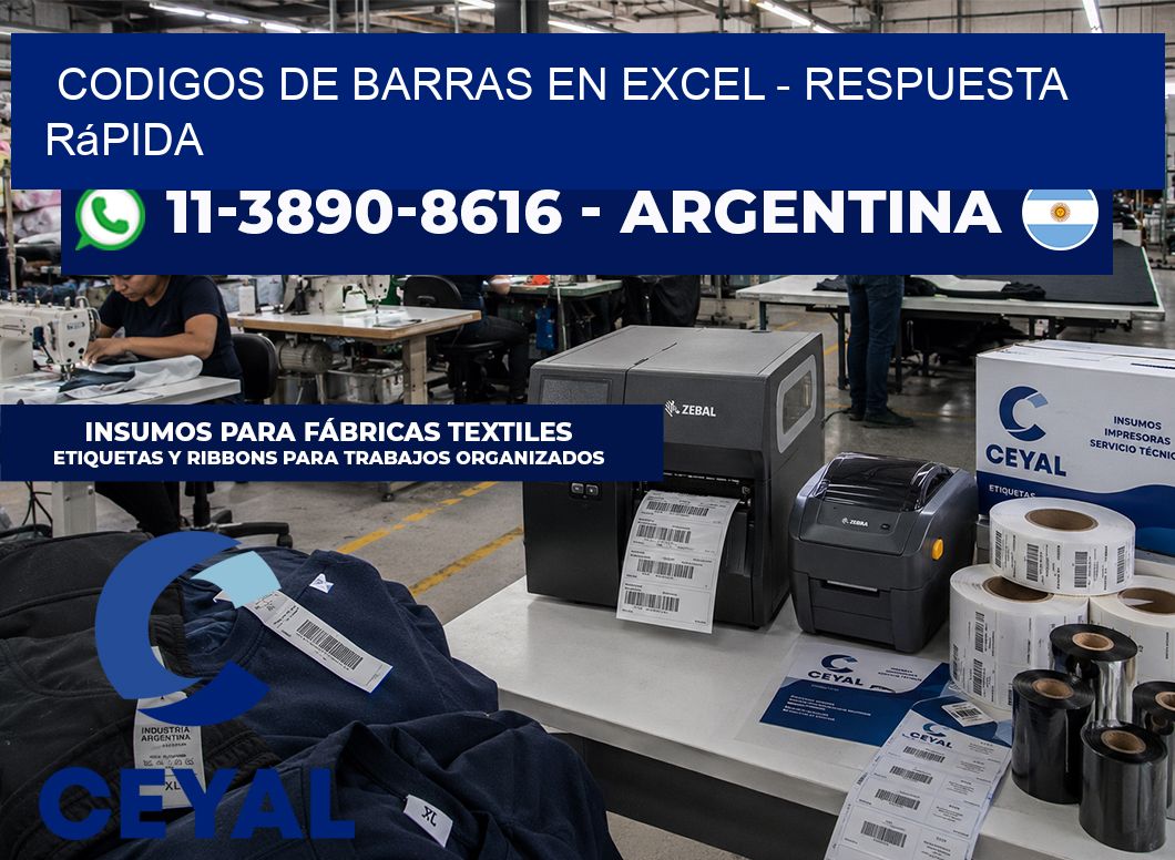 codigos de barras en excel – Respuesta rápida