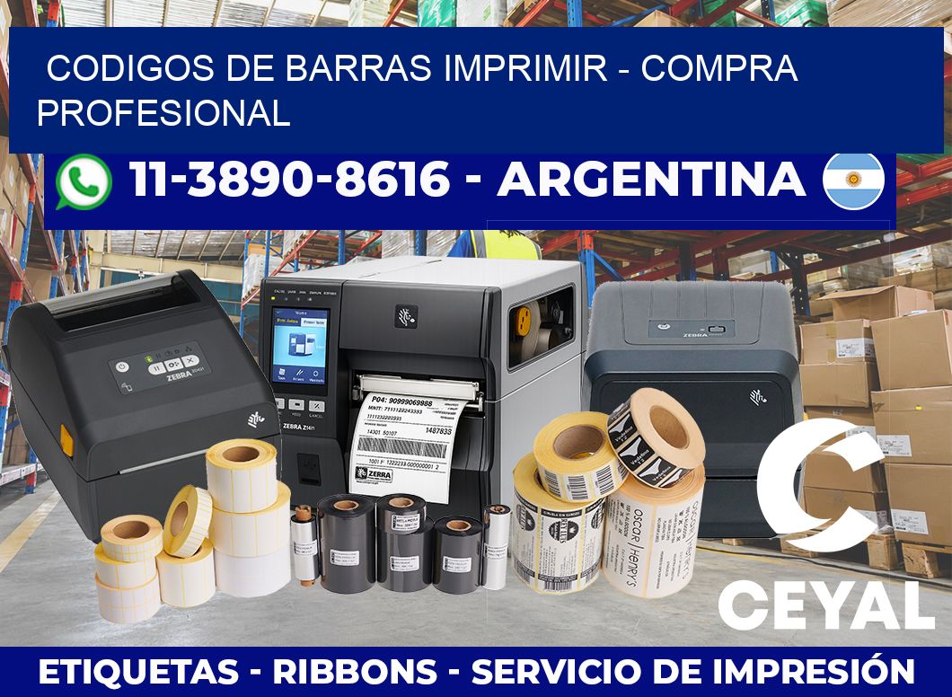 codigos de barras imprimir - Compra profesional