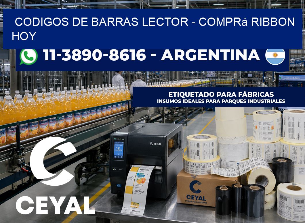 codigos de barras lector - Comprá ribbon hoy