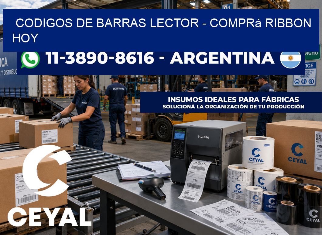 codigos de barras lector – Comprá ribbon hoy
