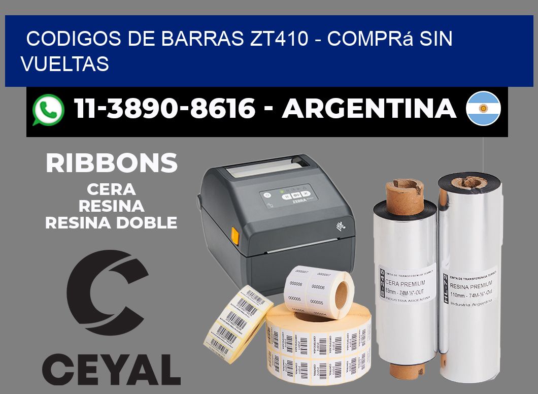 codigos de barras zt410 - Comprá sin vueltas