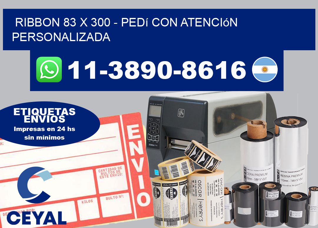 ribbon 83 x 300 - Pedí con atención personalizada