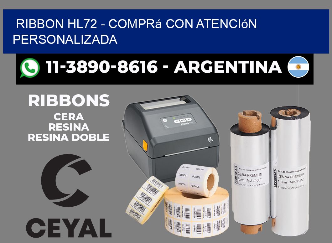 ribbon hl72 - Comprá con atención personalizada