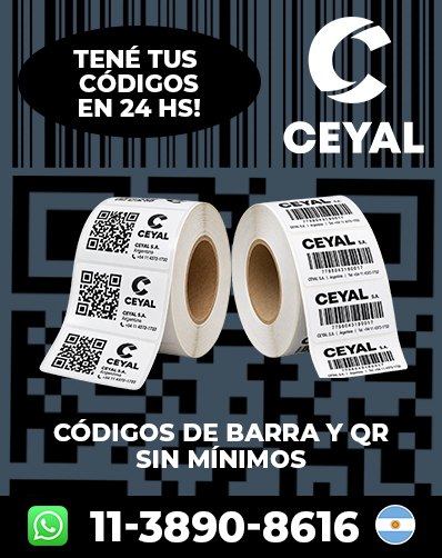 Códigos de barras Profesionales - Servicio inmediato